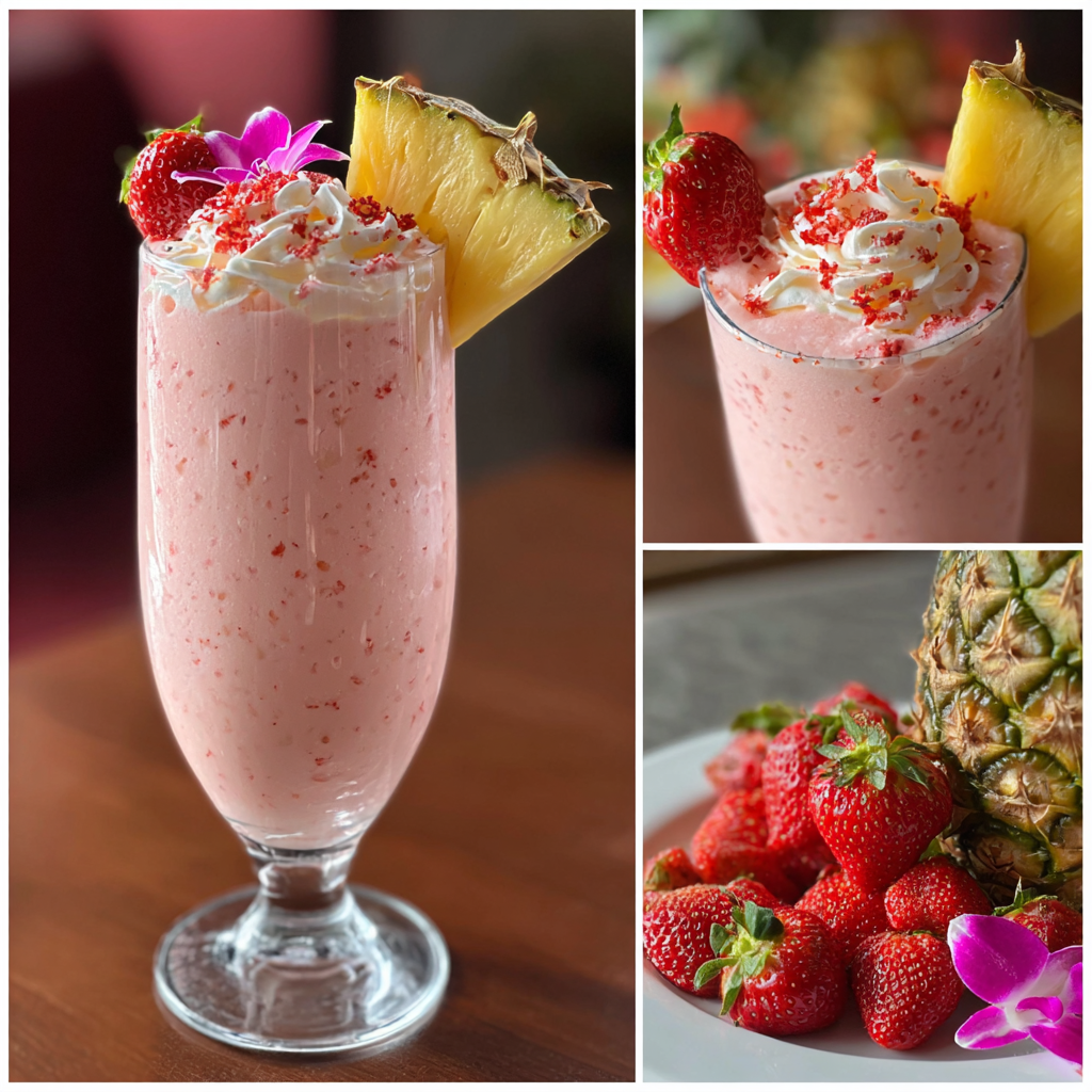 Strawberry Piña Colada Smoothie