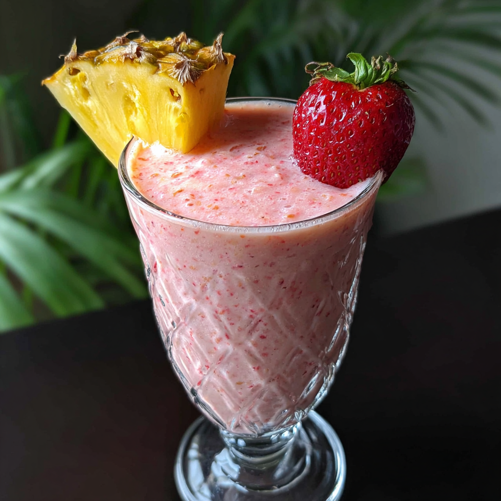 Strawberry Piña Colada Smoothie