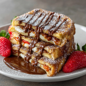 Churro Stuffed French Toast