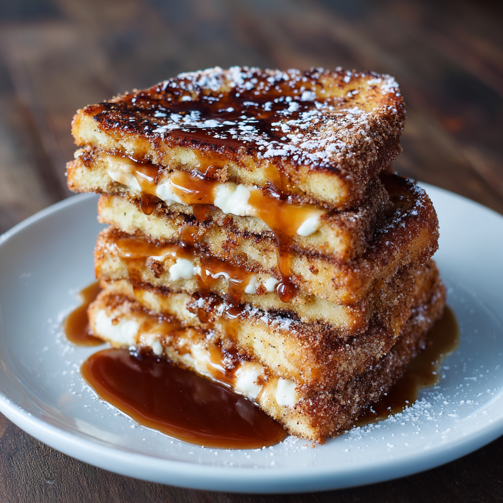 Churro Stuffed French Toast