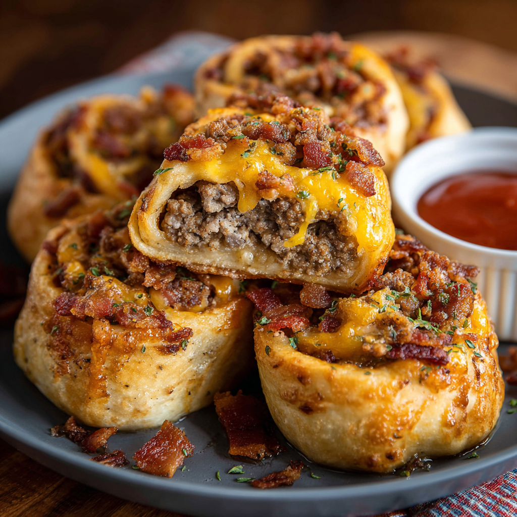 Garlic Parmesan Cheeseburger Bombs: Easy, Cheesy, Game‑Day Bites