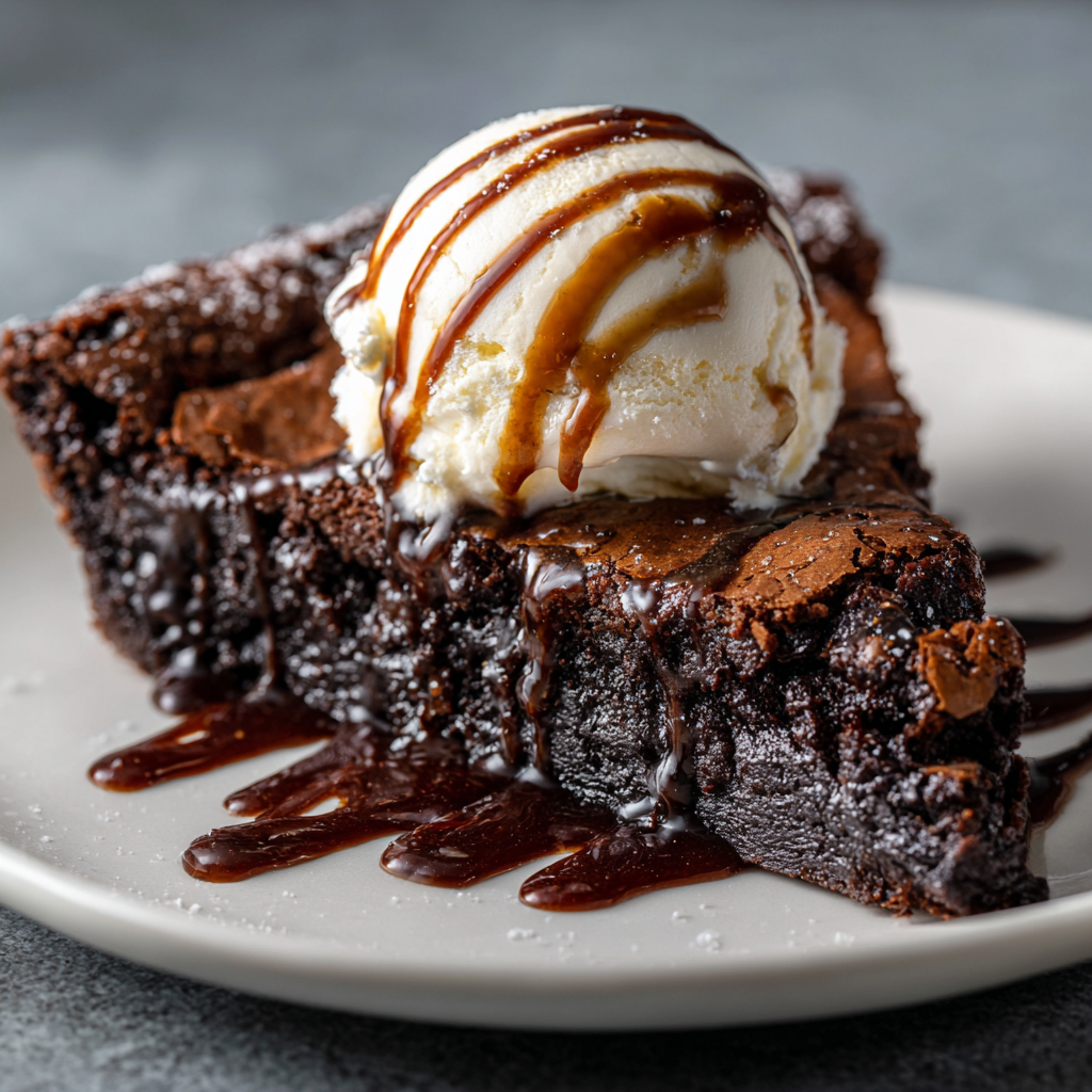 Gooey Brownie Pie