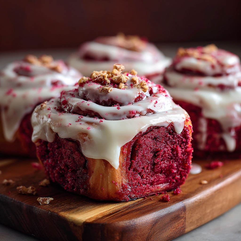 Red Velvet Cinnamon Rolls