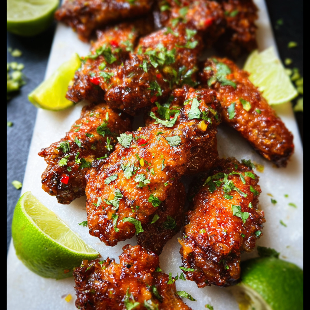 Spicy Mango & Lime Wings