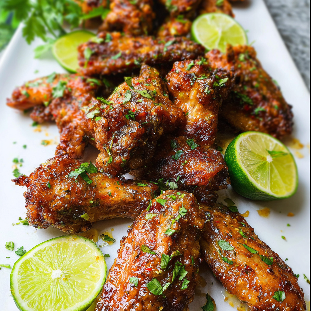 Spicy Mango & Lime Wings