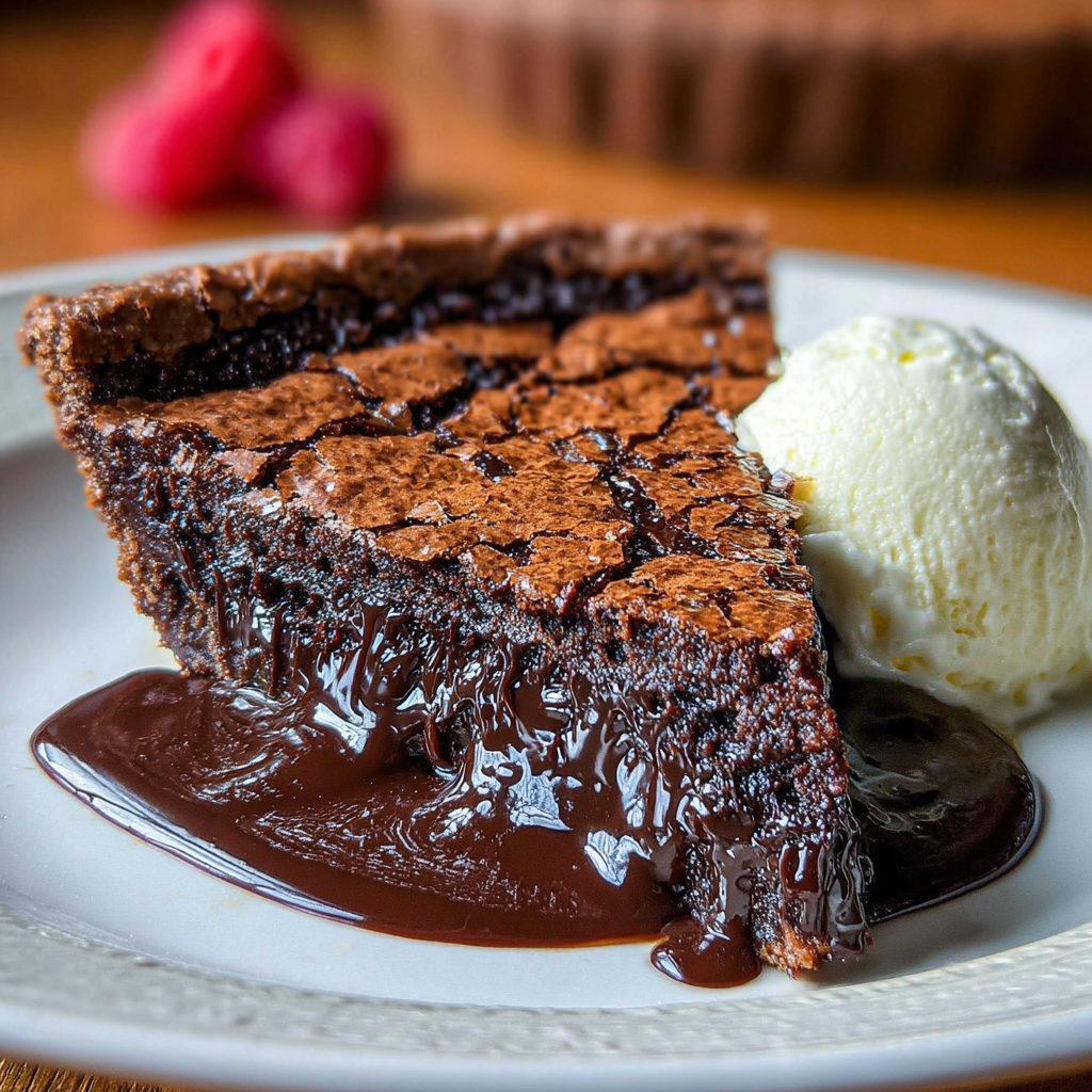 Gooey Brownie Pie
