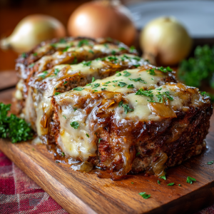 French Onion Meatloaf
