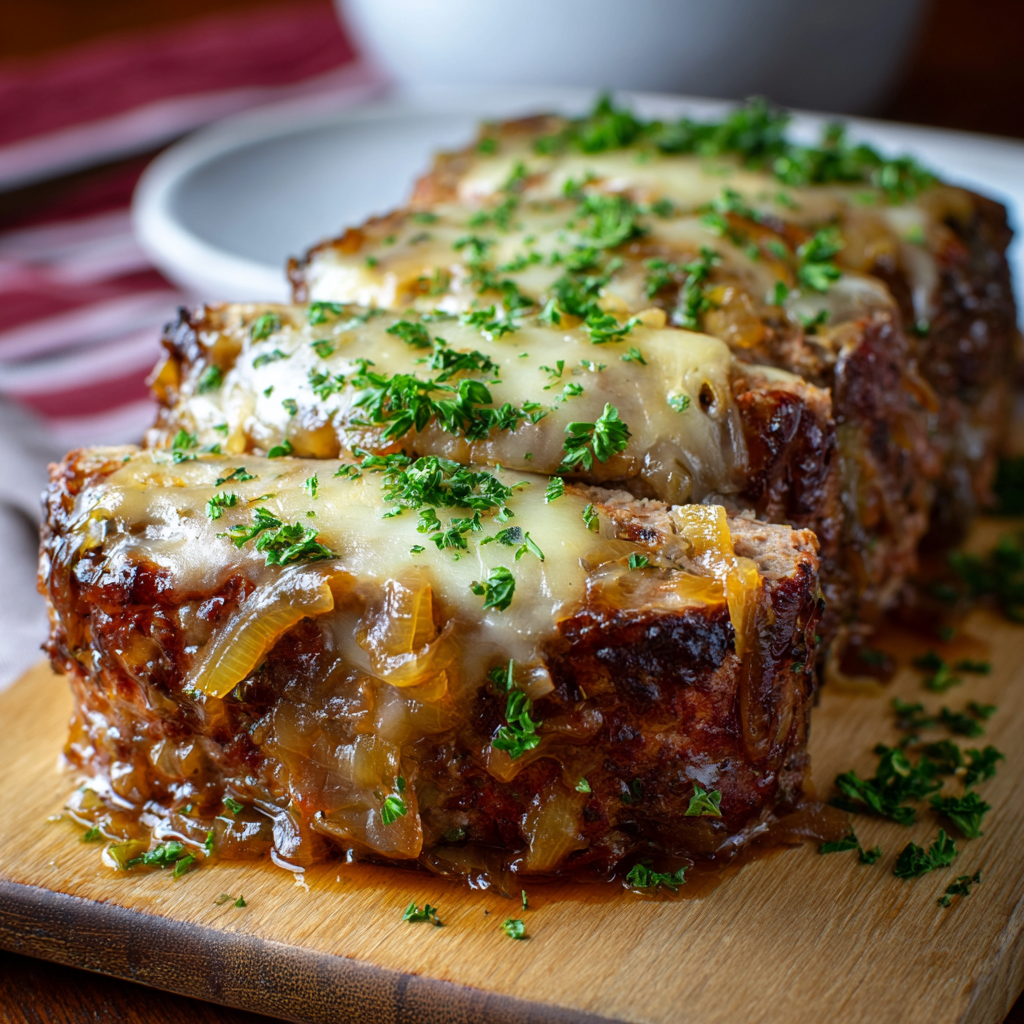 French Onion Meatloaf