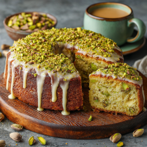 Pistachio Coffee Cake
