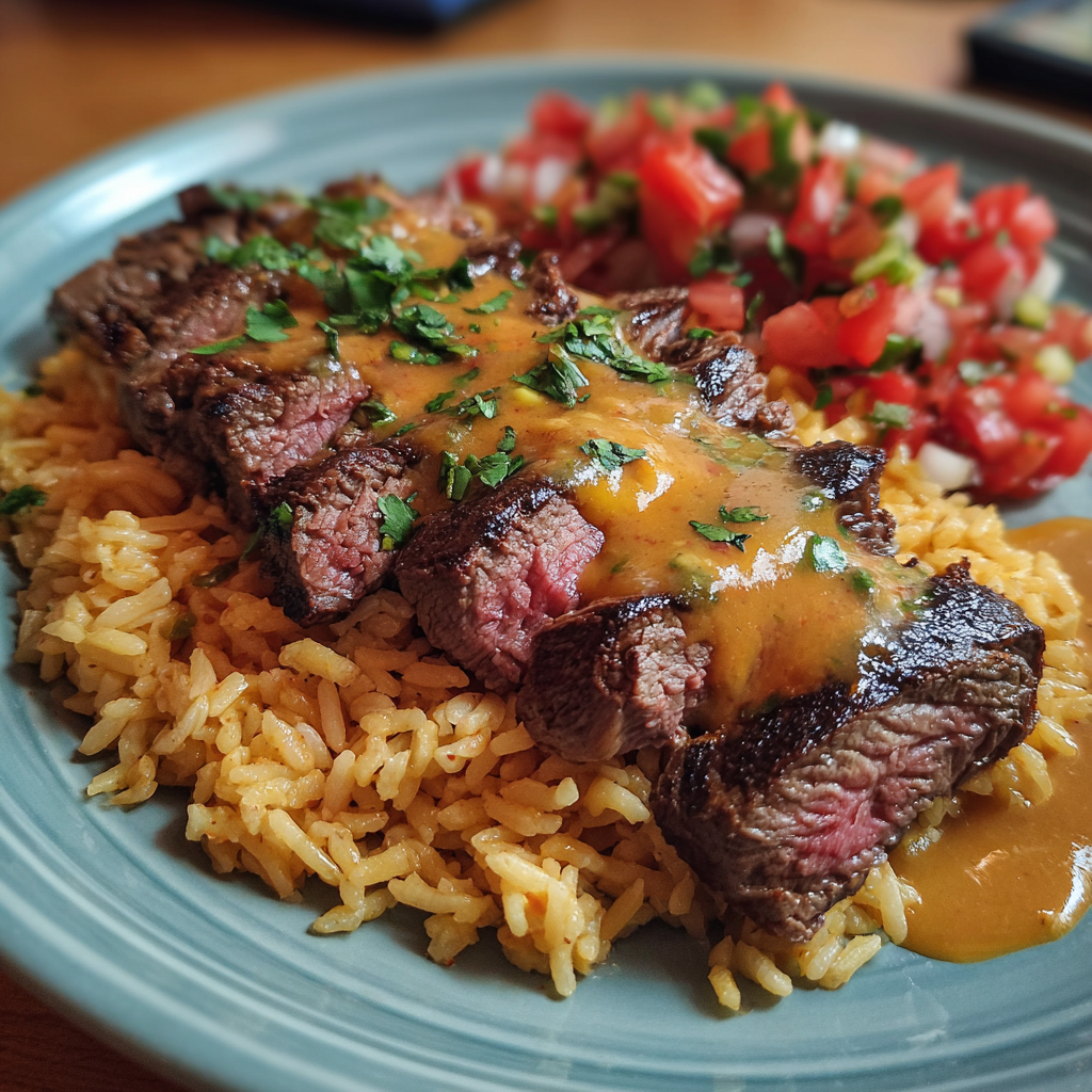 Steak & Queso Rice