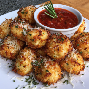Cheesy Parmesan Mozzarella Bites