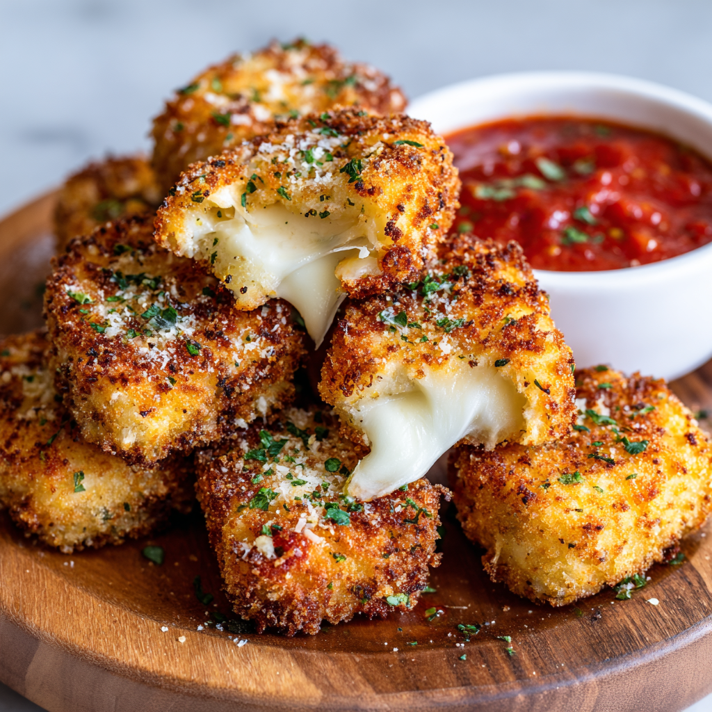 Cheesy Parmesan Mozzarella Bites