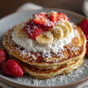 Coconut Cream Pancakes