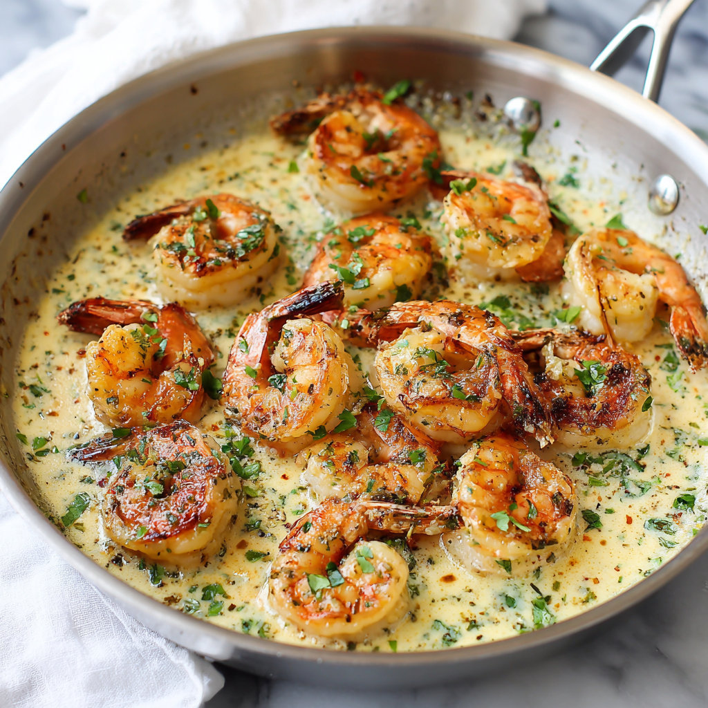 Creamy Garlic Shrimp