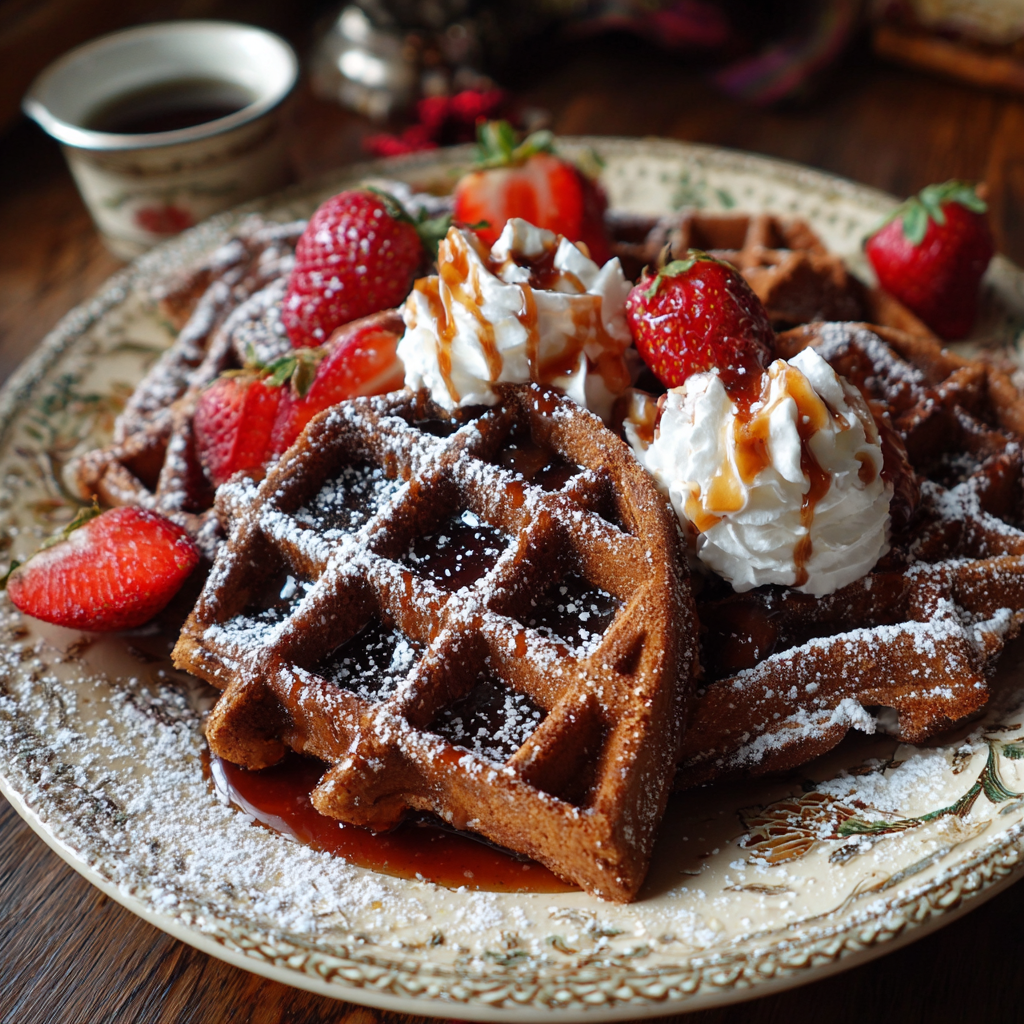 Gingerbread Waffles