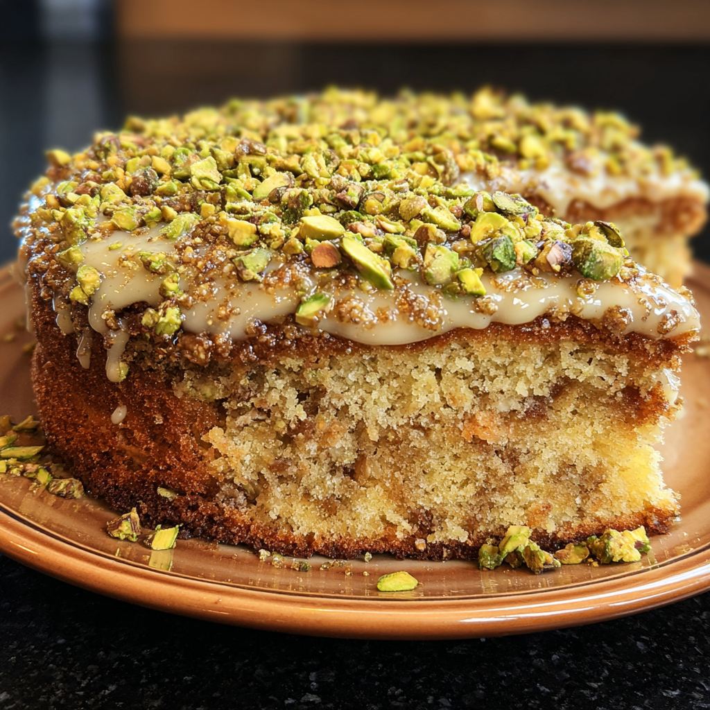 Pistachio Coffee Cake