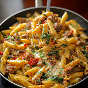 Creamy Tuscan Sausage Pasta