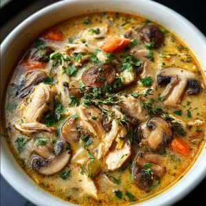 Rotisserie Chicken Mushroom Soup