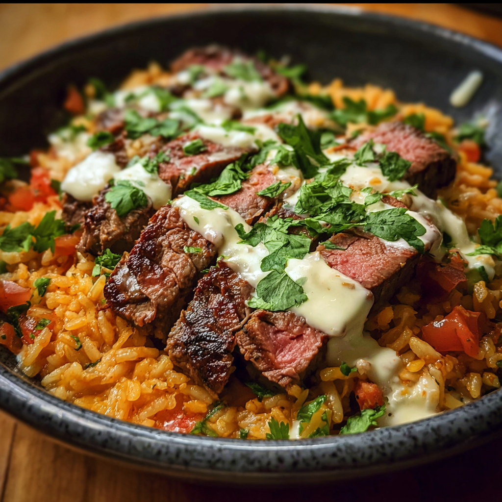 Steak & Queso Rice