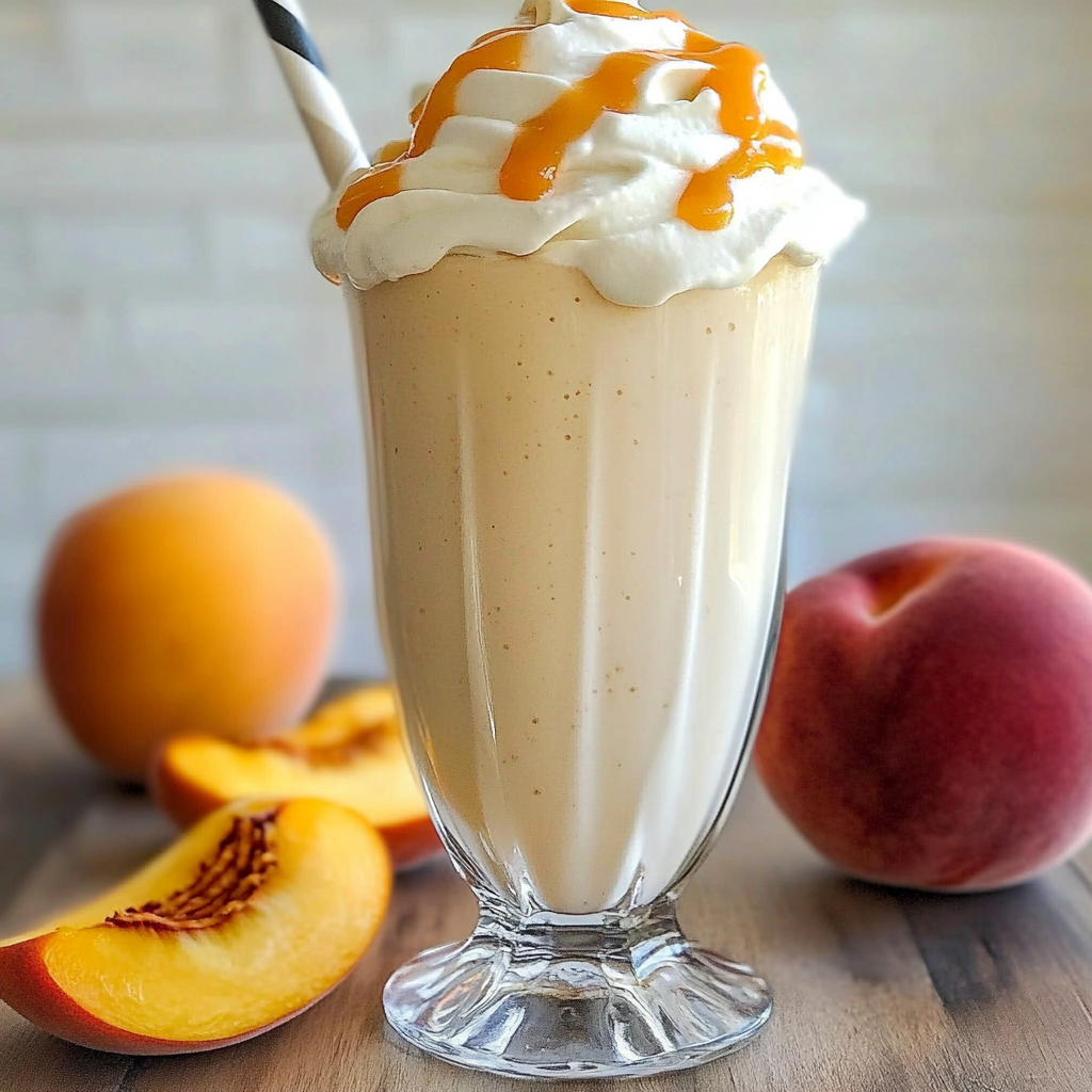Copycat Chick-Fil-A Peach Milkshake