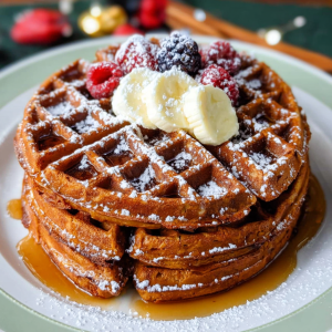 Gingerbread Waffles
