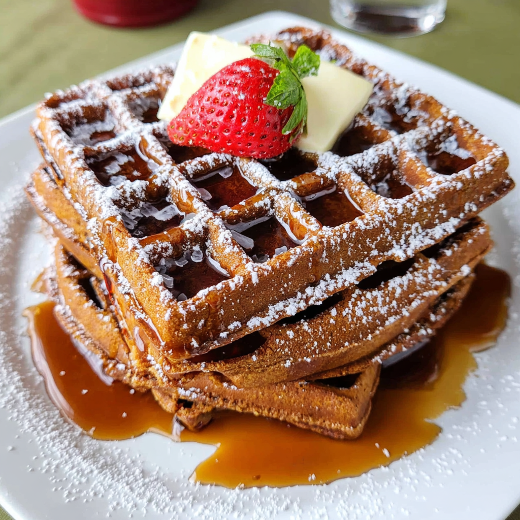 Gingerbread Waffles