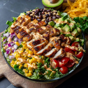 Zesty Southwest Chicken Salad Bowl