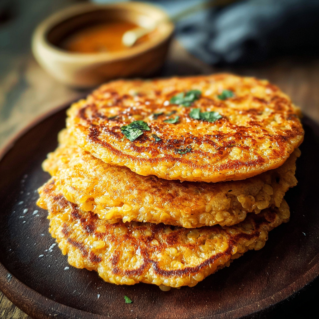 Red Lentil Pancakes