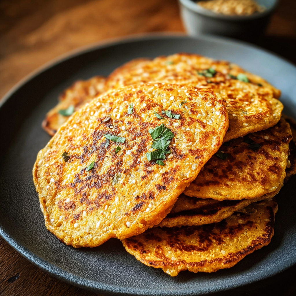 Red Lentil Pancakes