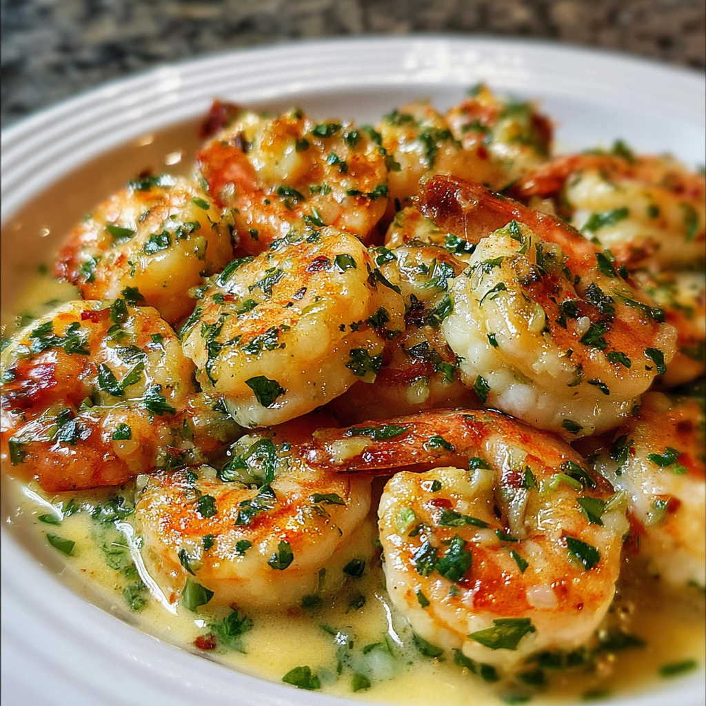  Creamy Garlic Shrimp