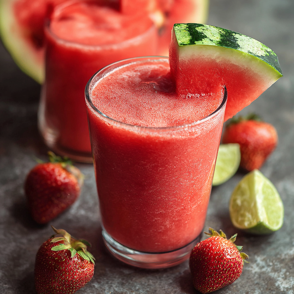 Watermelon Strawberry Smoothies