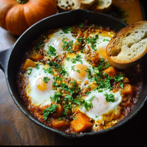 Autumnal Pumpkin Shakshuka