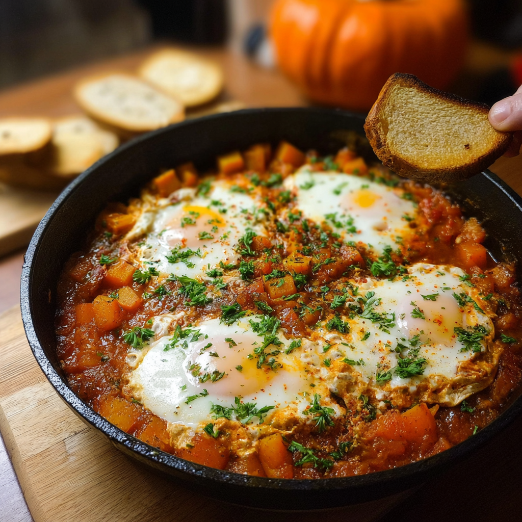 Autumnal Pumpkin Shakshuka