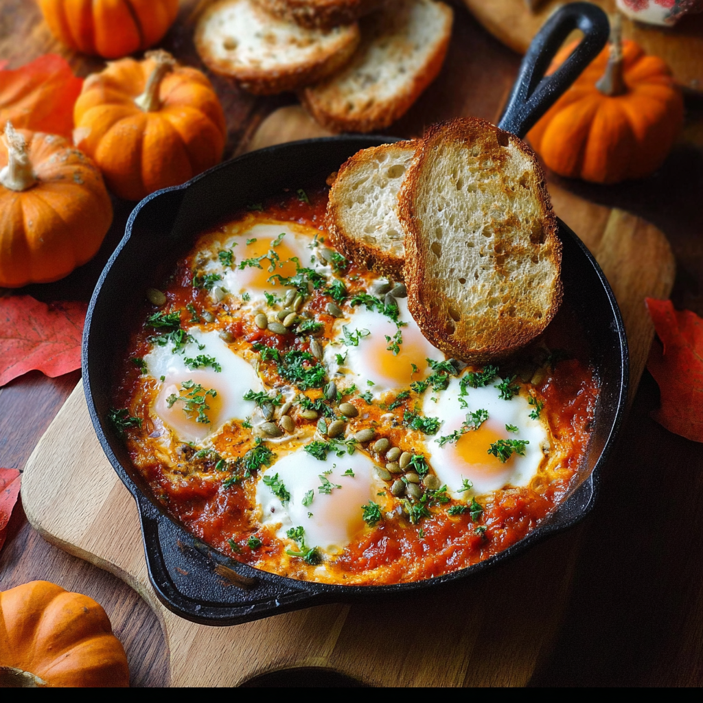 Autumnal Pumpkin Shakshuka