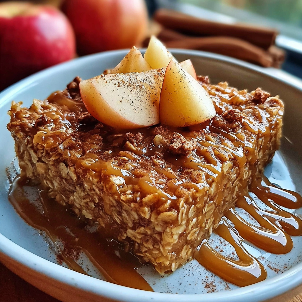 Amish-Style Apple and Cinnamon Baked Oatmeal