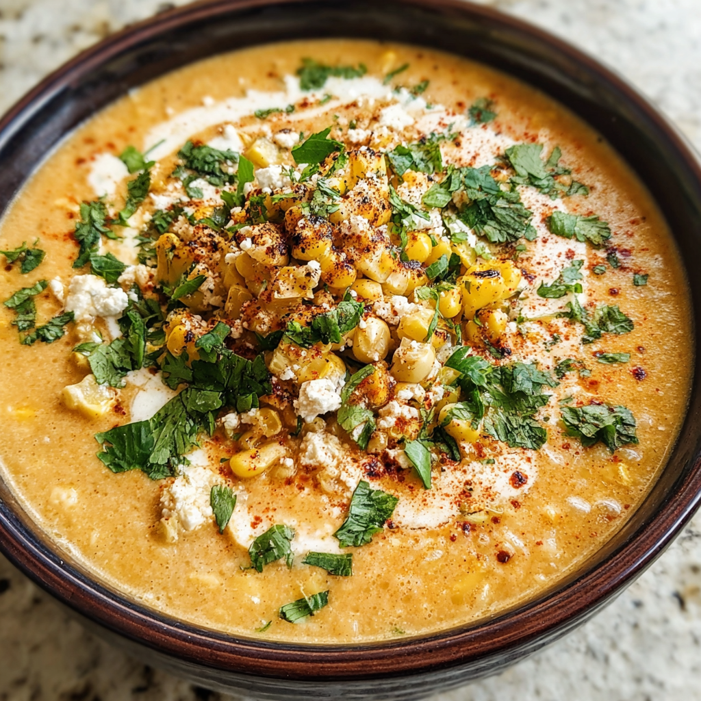 Mexican Street Corn Soup