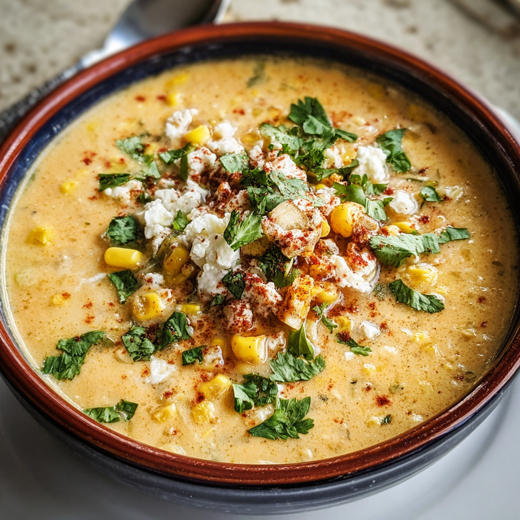 Mexican Street Corn Soup